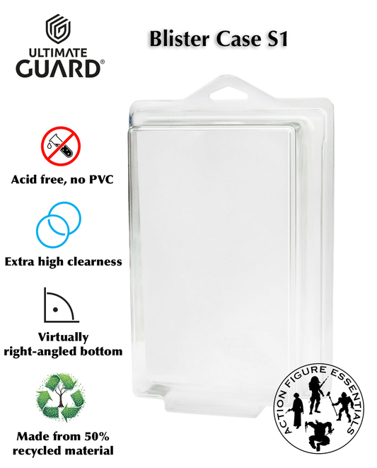 Ultimate Guard Blister Case S1 - Display / Storage for Carded Action Figures - Star Wars - Action Force - GI Joe - Super7 and more
