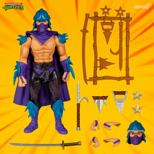 Super7 - TMNT Ultimates! Shredder Figure (Teenage Mutant Ninja Turtles) Wave 2