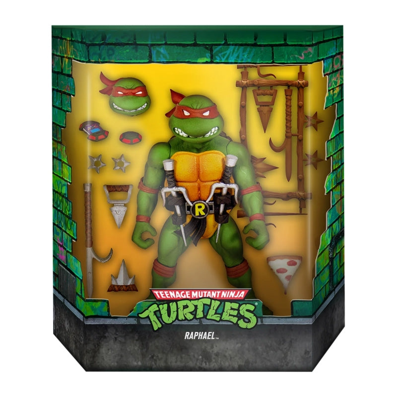 Super7 - TMNT Ultimates! Raphael Figure (Teenage Mutant Ninja Turtles) Wave 1