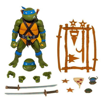 Super7 - TMNT Ultimates! Leonardo Figure (Teenage Mutant Ninja Turtles) Wave 1