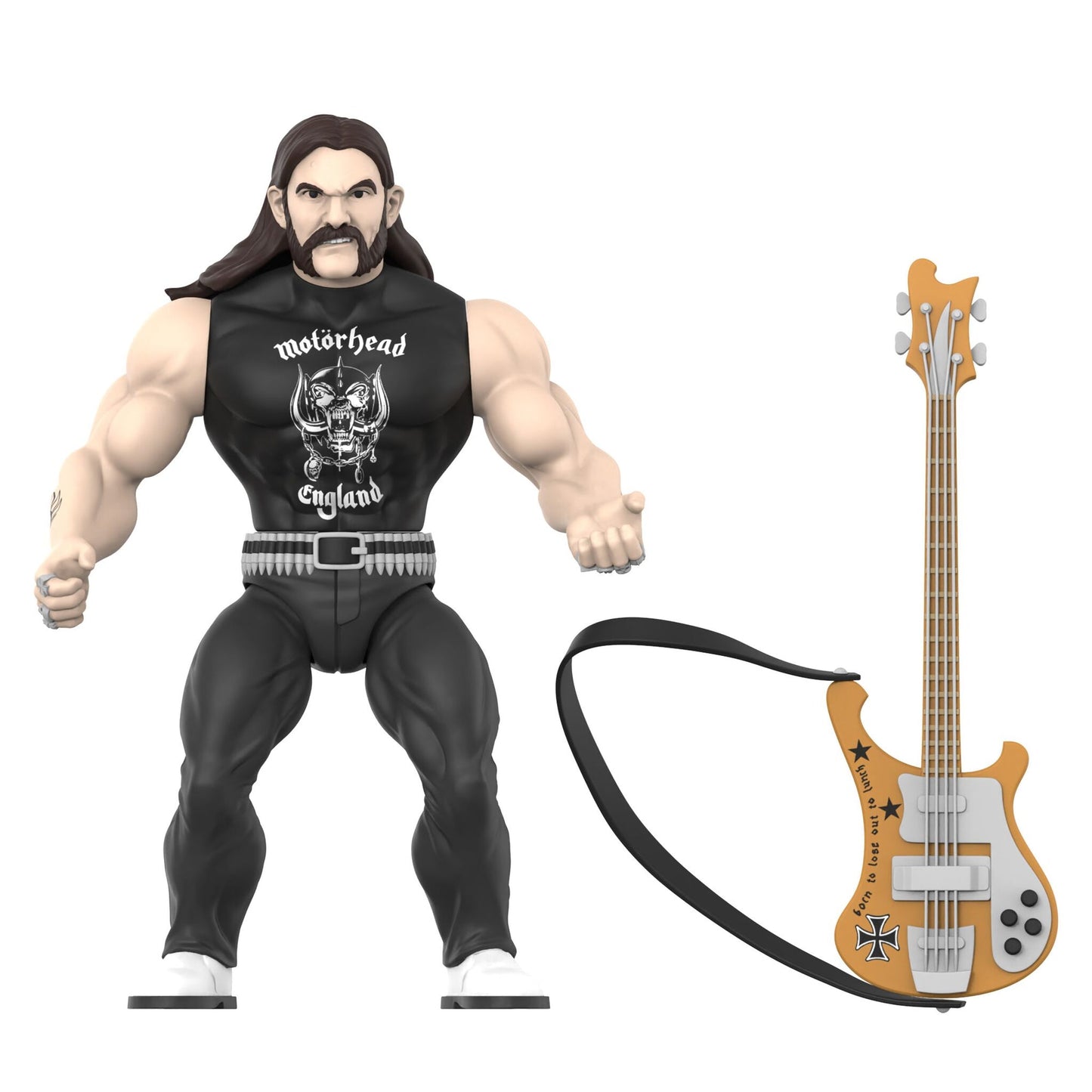 Lemmy - Motorhead - Super7 Reaction Figure - Retro Vintage Style Action Figure