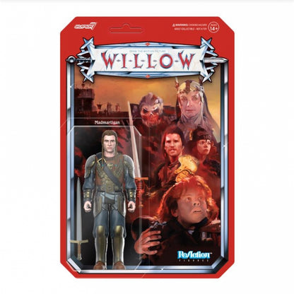 Super7 - Willow - Madmartigan ReAction Figure - Retro Action Figure Disney (Damaged Card)