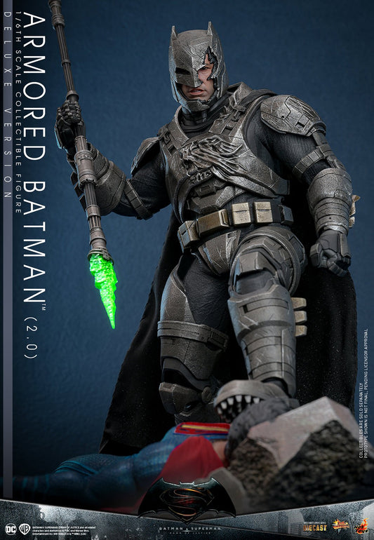 Hot Toys MMS743D63 Armored Batman 2.0 Deluxe 1/6 Scale Diecast Figure