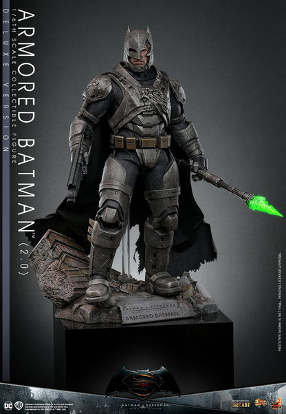 Hot Toys - Armoured Batman - BVS - Deluxe Version 2.0 Diecast - MMS743D63 - 1:6 Scale DC Action Figure