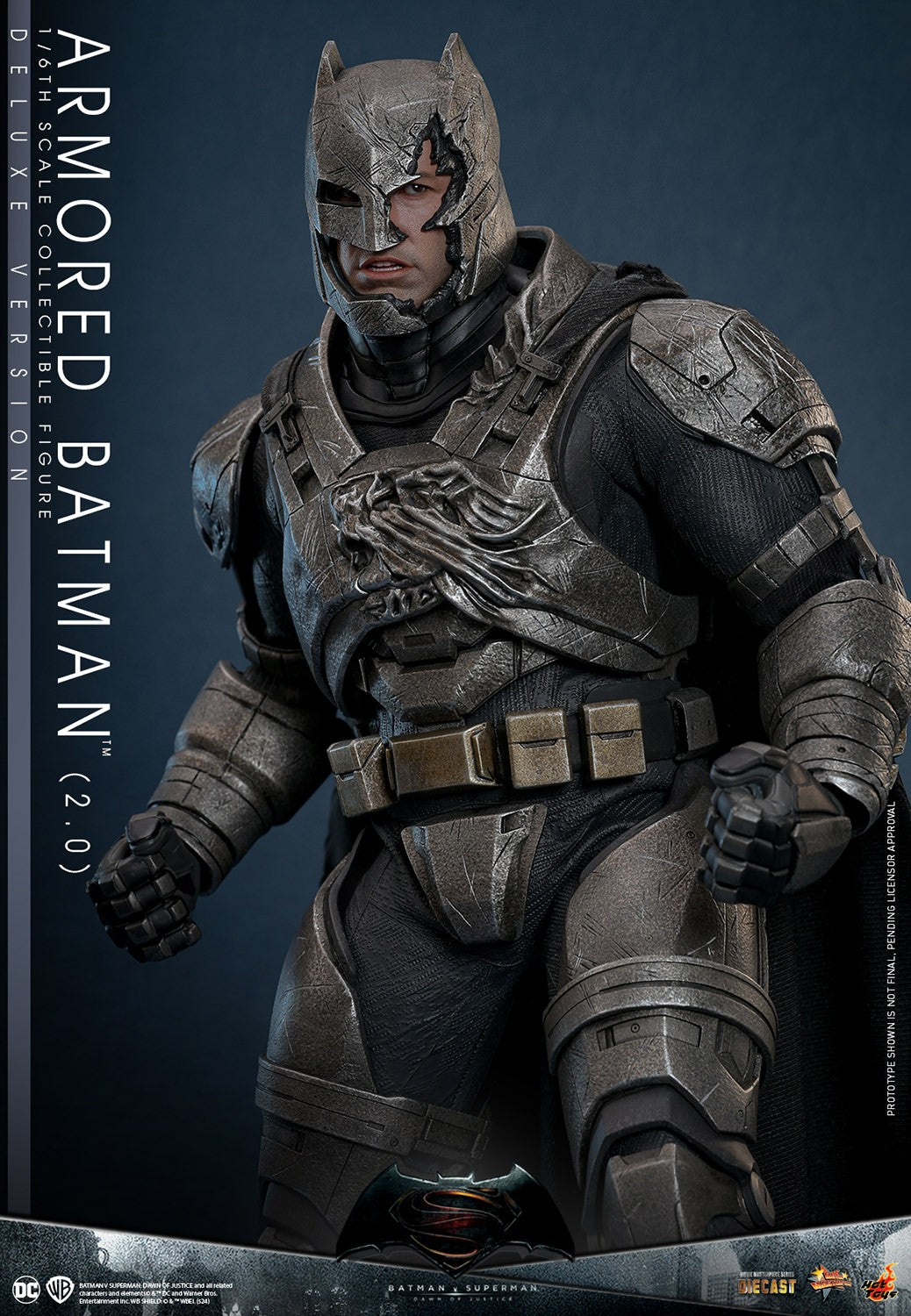 Hot Toys - Armoured Batman - BVS - Deluxe Version 2.0 Diecast - MMS743D63 - 1:6 Scale DC Action Figure