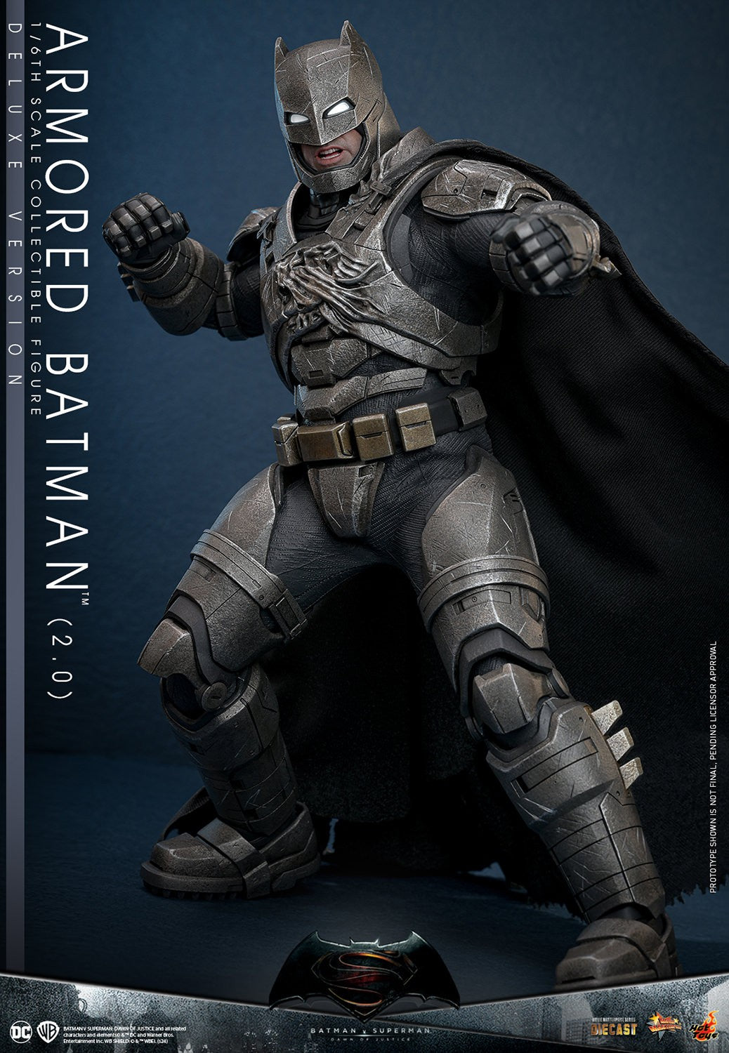Hot Toys - Armoured Batman - BVS - Deluxe Version 2.0 Diecast - MMS743D63 - 1:6 Scale DC Action Figure