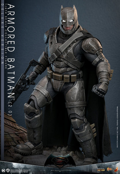 Hot Toys Armored Batman 2.0 Cape & Chest Strap 1/6 Scale Part MMS743 Deluxe Batman v Superman