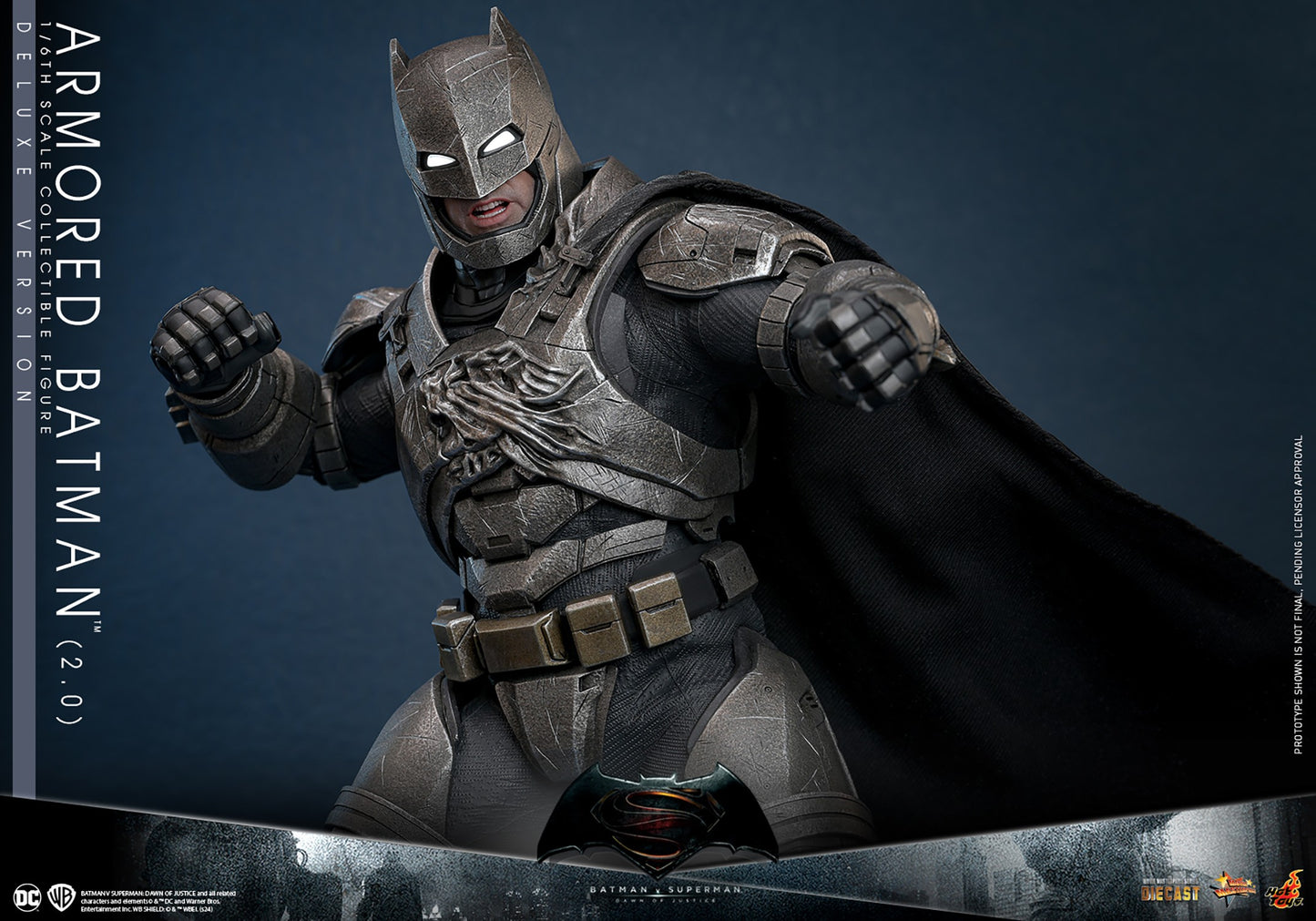 Hot Toys - Armoured Batman - BVS - Deluxe Version 2.0 Diecast - MMS743D63 - 1:6 Scale DC Action Figure