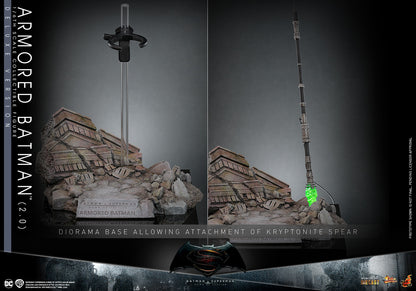 Hot Toys Armored Batman 2.0 Deluxe Diorama Figure Stand 1/6 Scale Part MMS743 Batman v Superman