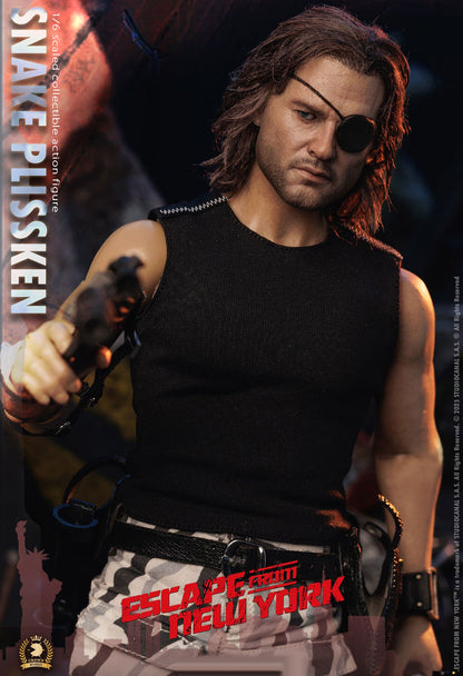 Snake Plissken - Real Hair Version - Escape From New York - Kurt Russell - 1:6 Scale Crown Series - Asmus