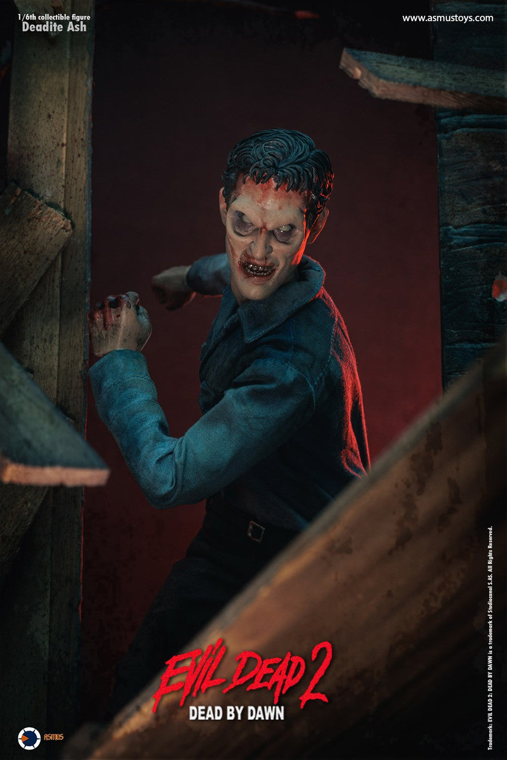 Asmus - Deadite Ash - Evil Dead 2 Dead By Dawn - 1:6 Scale Action Figure