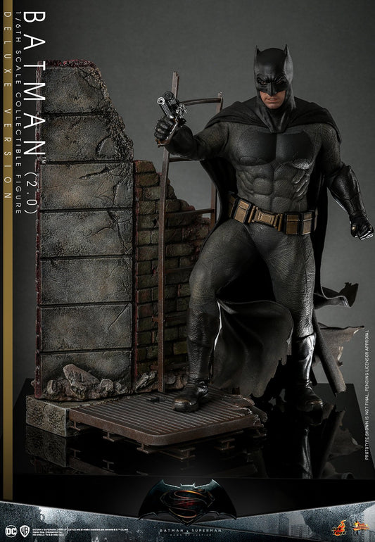 Hot Toys Batman 2.0 Deluxe MMS639 1/6 Scale Figure Batman v Superman