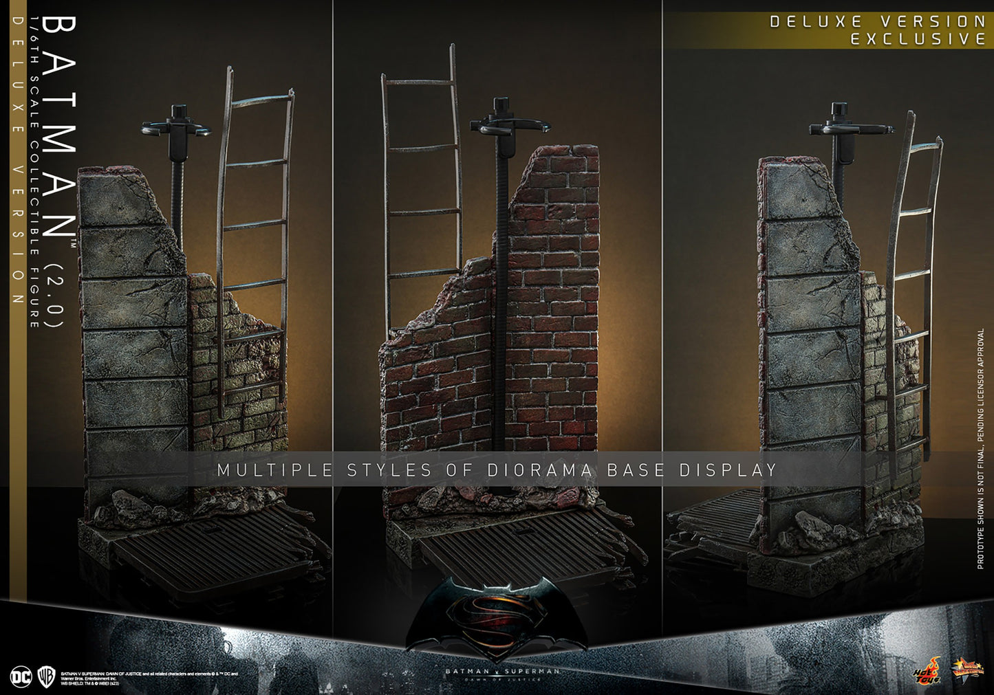 Hot Toys - Batman BVS 2.0 - Deluxe Set - MMS732 - 1:6 Scale DC Action Figure