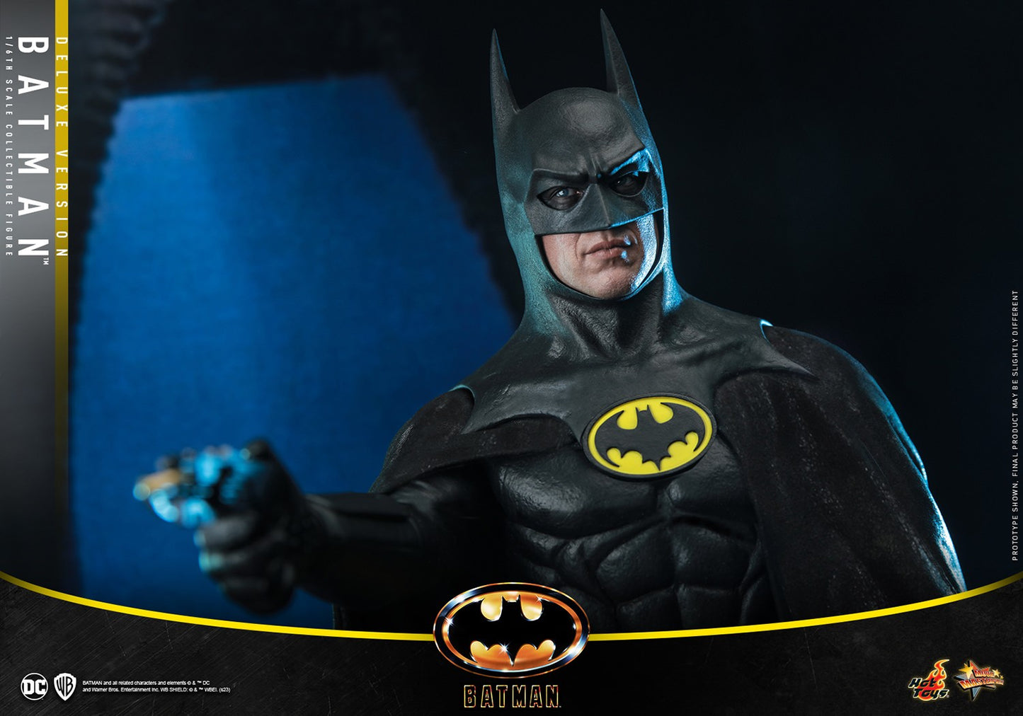 Hot Toys Batman 1989 Deluxe (Michael Keaton) MMS693 1/6 Scale Figure Set