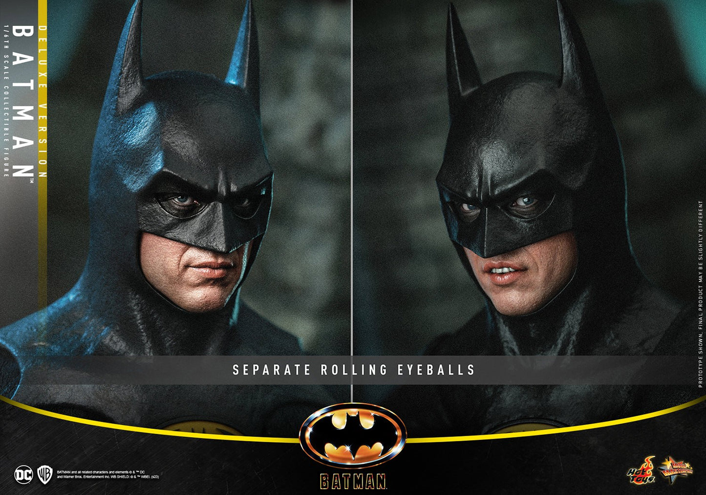 Hot Toys Batman 1989 Deluxe (Michael Keaton) MMS693 1/6 Scale Figure Set