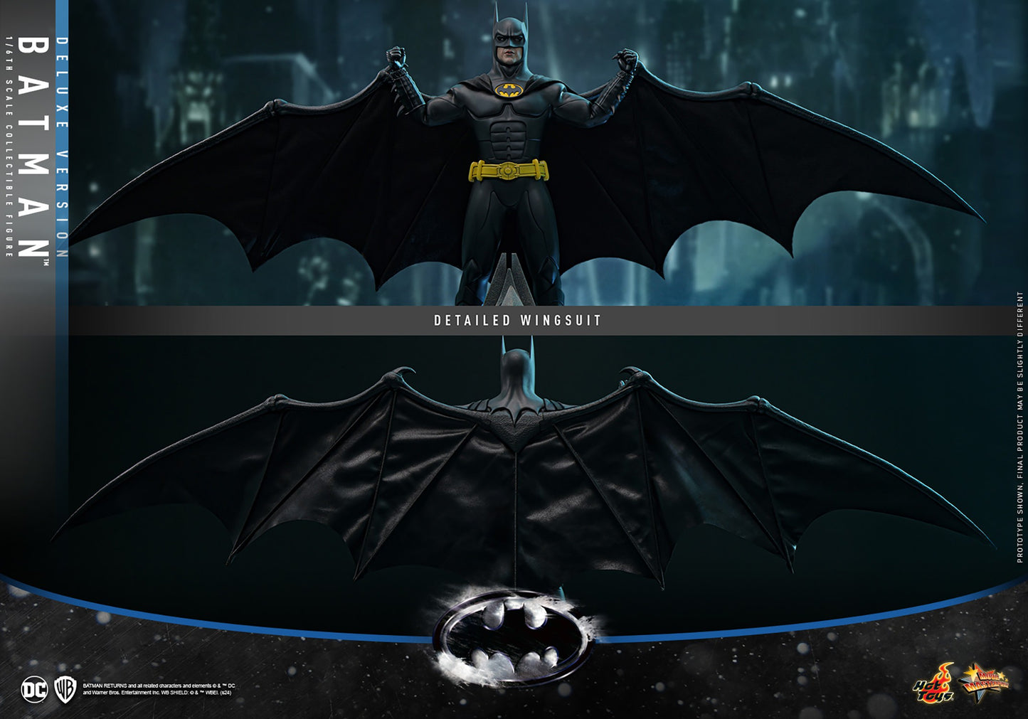 Hot Toys - 🦇 Batman - Batman Returns Deluxe Exclusive Edition - MMS770 - 1:6 Scale DC Action Figure