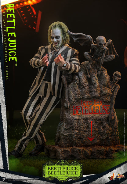 Hot Toys MMS767 Beetlejuice Beetlejuice 1/6 Scale Collectible Figure – Factory-Sealed Shipper Included