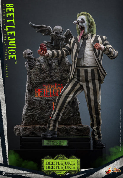 Hot Toys MMS767 Beetlejuice Beetlejuice 1/6 Scale Collectible Figure – Factory-Sealed Shipper Included
