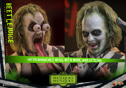 Hot Toys MMS767 Beetlejuice Beetlejuice 1/6 Scale Collectible Figure – Factory-Sealed Shipper Included