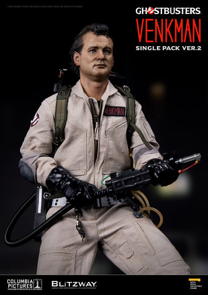 Blitzway BW-UMS-12401 Dr. Peter Venkman 1/6 scale Ghostbusters figure with factory-sealed outer shipper