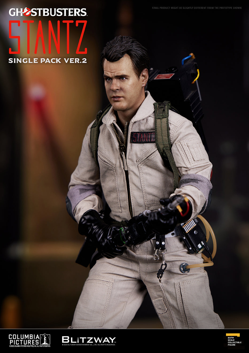 Blitzway BW-UMS-12402 Dr. Raymond Stantz Ver. 2.0 1/6 Ghostbusters figure with factory-sealed outer shipper