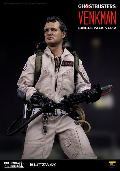 Blitzway BW-UMS-12401 Dr. Peter Venkman 1/6 scale Ghostbusters figure with factory-sealed outer shipper