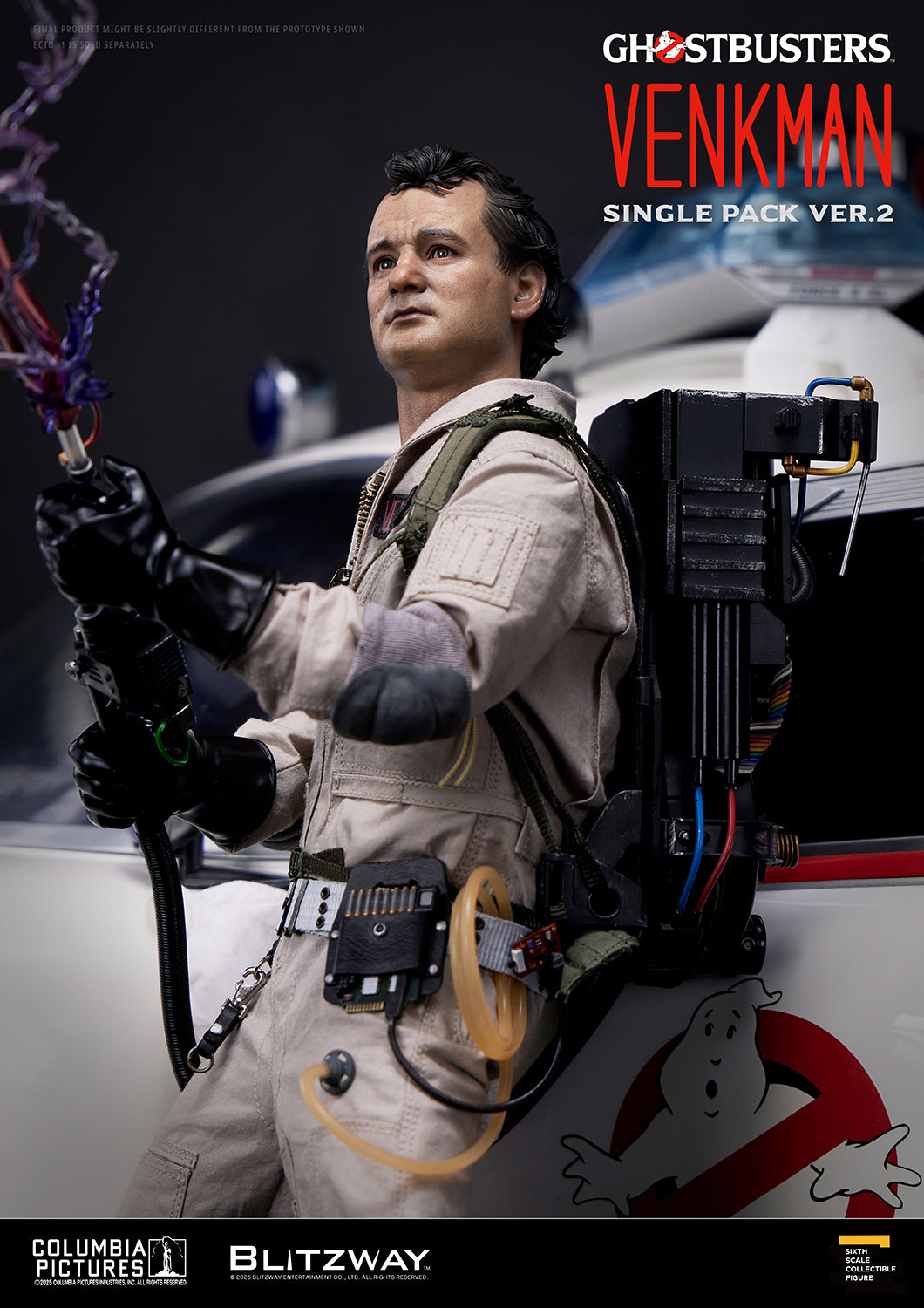 Blitzway Ghostbusters Ver.2 1/6 scale four-figure set featuring Venkman, Stantz, Spengler and Zeddemore.
