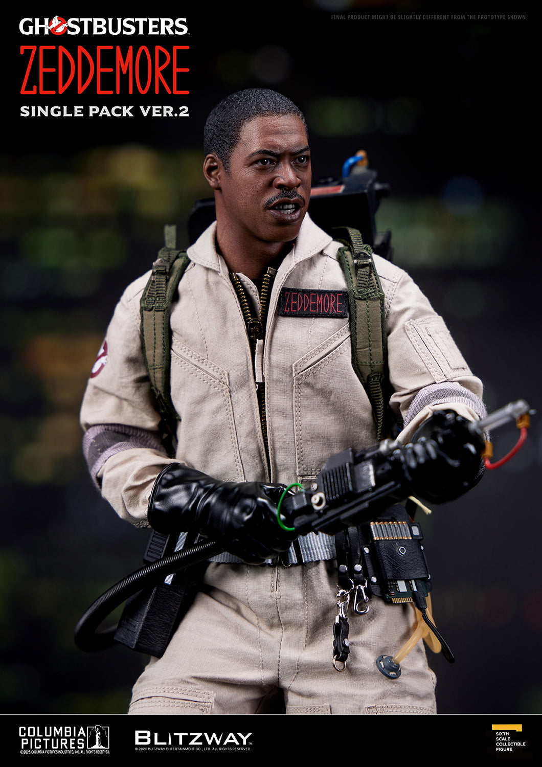 Blitzway Ghostbusters Winston Zeddemore Ver. 2.0 1/6 Figure BW-UMS-12404