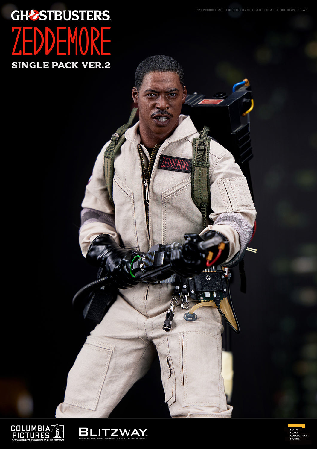 Blitzway Ghostbusters Winston Zeddemore Ver. 2.0 1/6 Figure BW-UMS-12404