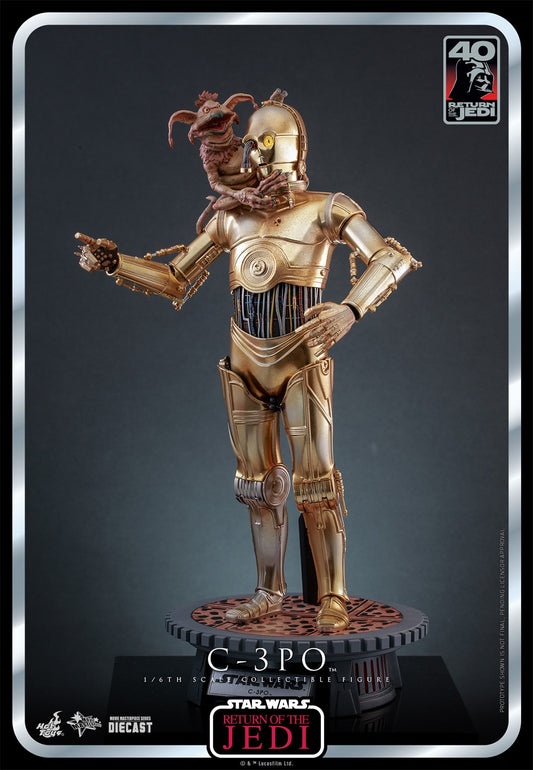 Hot Toys 1:6 - C-3P0 (C3P0) (See-Threepio) - Return of The Jedi - 40th Anniversary - MMS701D56 - Star Wars