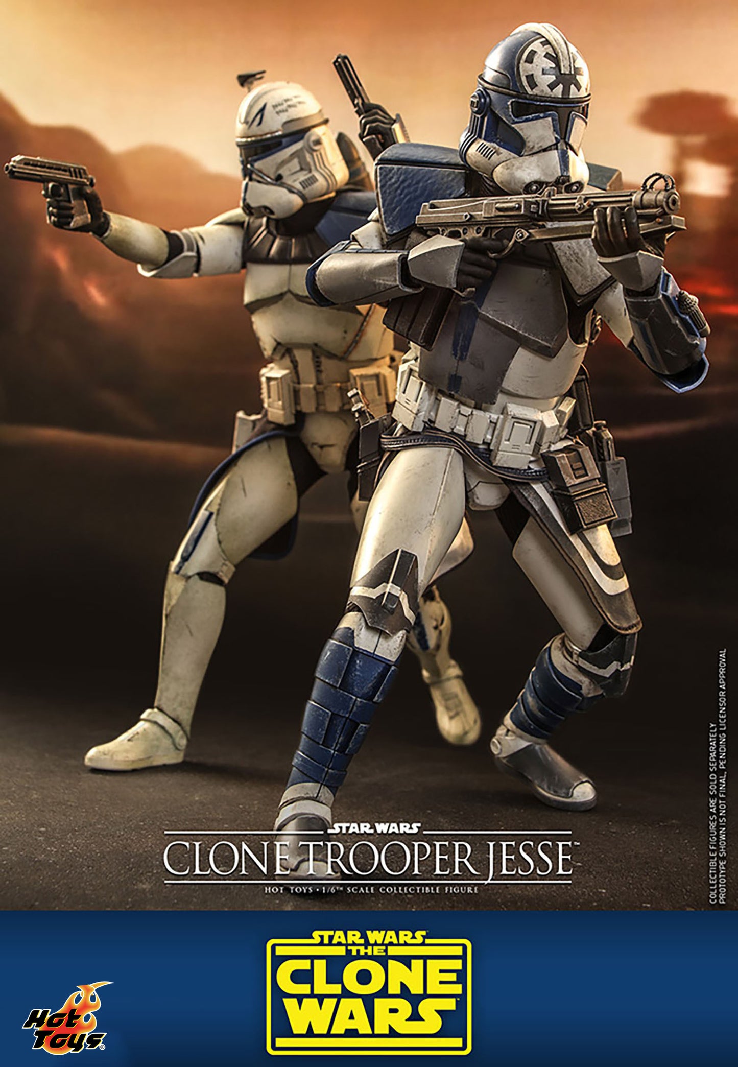 Hot Toys - Clone Trooper Jesse - Star Wars - Clone Wars - TMS064 - 1:6 Scale Action Figure
