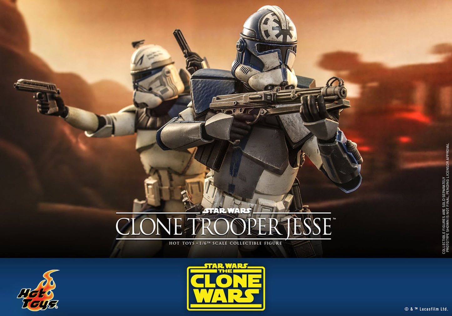 Hot Toys - Clone Trooper Jesse - Star Wars - Clone Wars - TMS064 - 1:6 Scale Action Figure