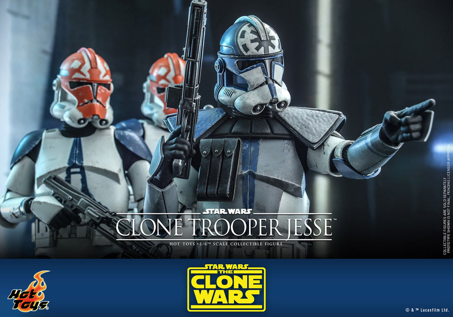 Hot Toys - Clone Trooper Jesse - Star Wars - Clone Wars - TMS064 - 1:6 Scale Action Figure