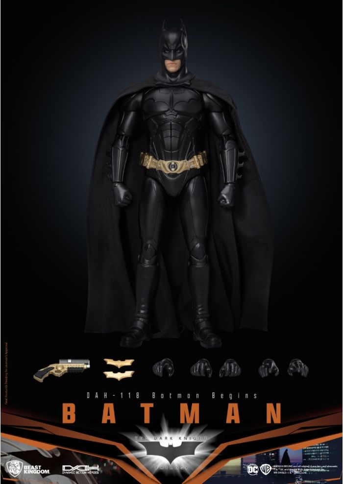 Batman Begins (Christian Bale) DC Comics Dynamic 8ction Heroes 1/9 Action Figure