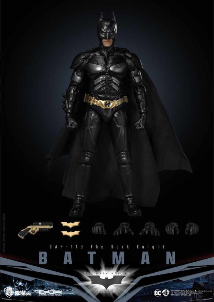 Batman The Dark Knight (Christian Bale) DC Comics Dynamic 8ction Heroes 1/9 Action Figure