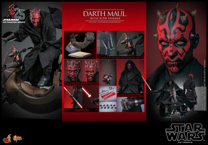 Hot Toys - Darth Maul - With Sith Speeder - Star Wars - EP1 - MMS749 - 1:6 Scale Action Figure