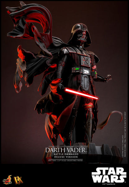 Hot Toys DX45 Darth Vader (Battle Damaged) Deluxe Version Star Wars 1/6 Scale Collectible Figure – Factory-Sealed Shipper Included
