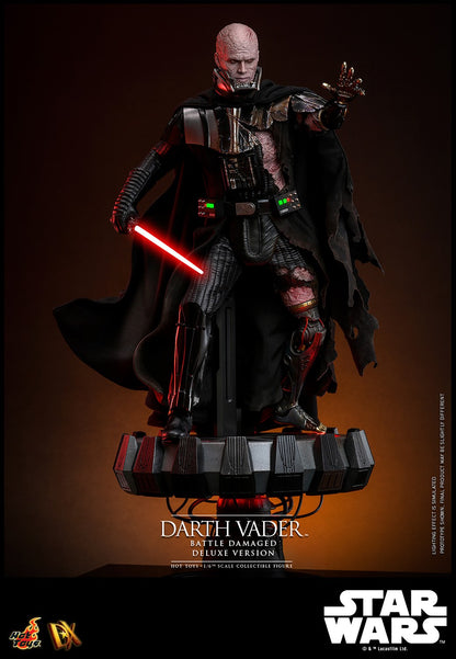 Hot Toys DX45 Darth Vader (Battle Damaged) Deluxe Version Star Wars 1/6 Scale Collectible Figure – Factory-Sealed Shipper Included