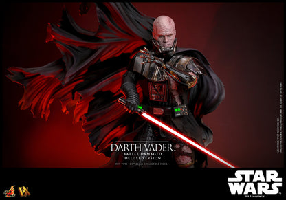 Hot Toys DX45 Darth Vader (Battle Damaged) Deluxe Version Star Wars 1/6 Scale Collectible Figure – Factory-Sealed Shipper Included