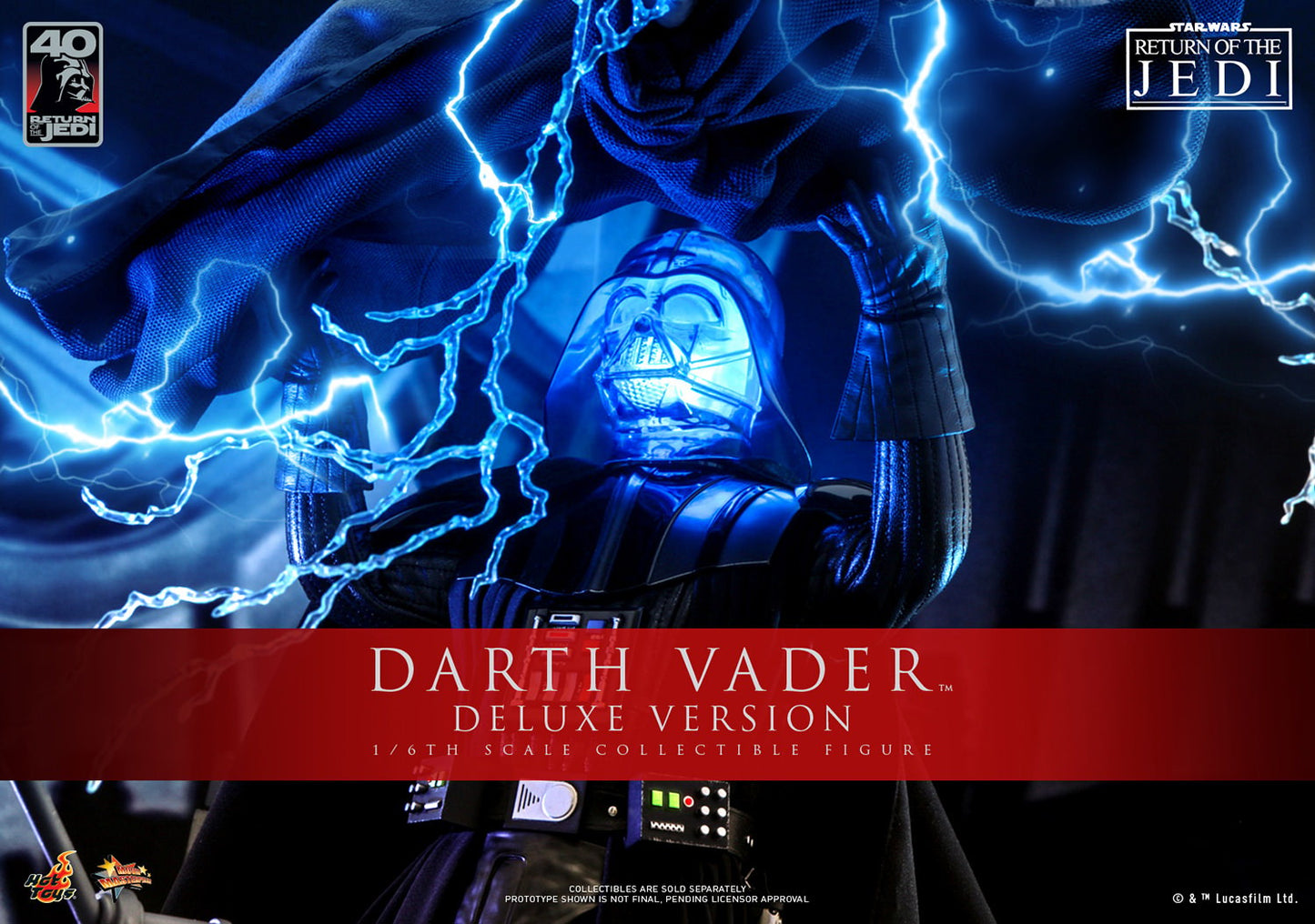 Hot Toys Star Wars Darth Vader Return of The Jedi Deluxe MMS700 1/6 Scale Figure Set