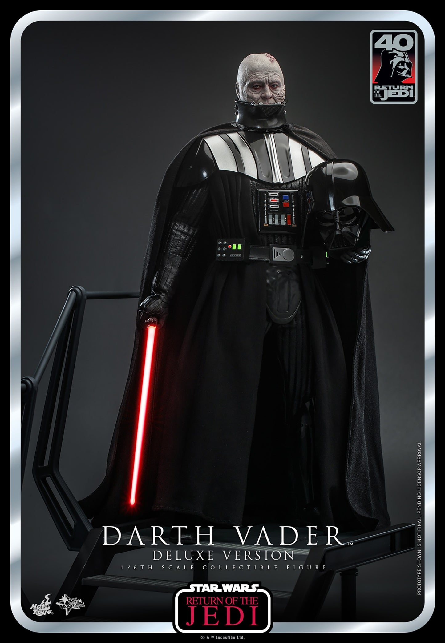 Hot Toys Star Wars Darth Vader Return of The Jedi Deluxe MMS700 1/6 Scale Figure Set