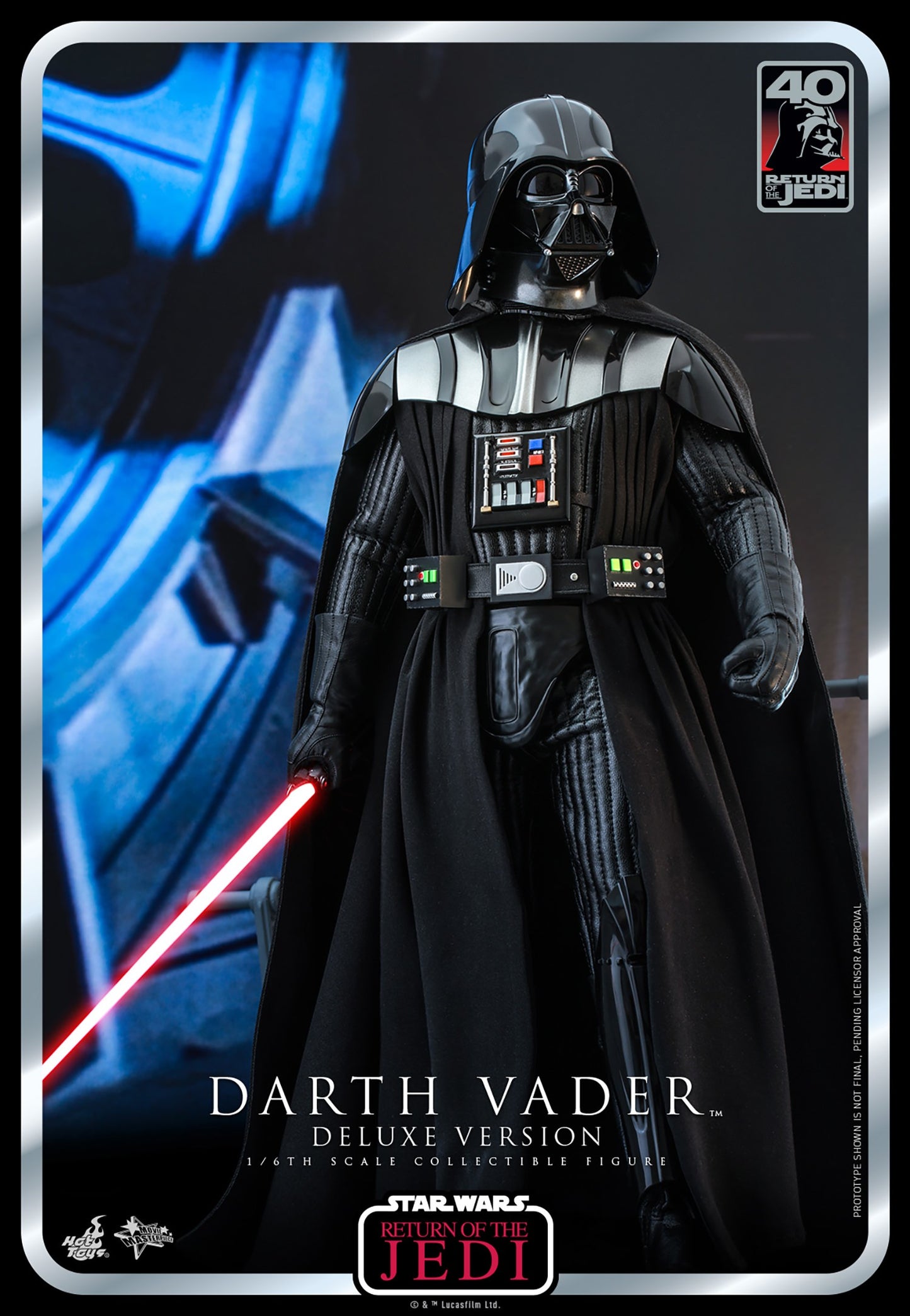 Hot Toys Star Wars Darth Vader Return of The Jedi Deluxe MMS700 1/6 Scale Figure Set