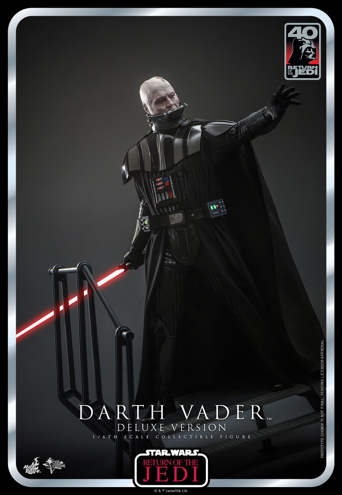 Hot Toys Star Wars Darth Vader Return of The Jedi Deluxe MMS700 1/6 Scale Figure Set