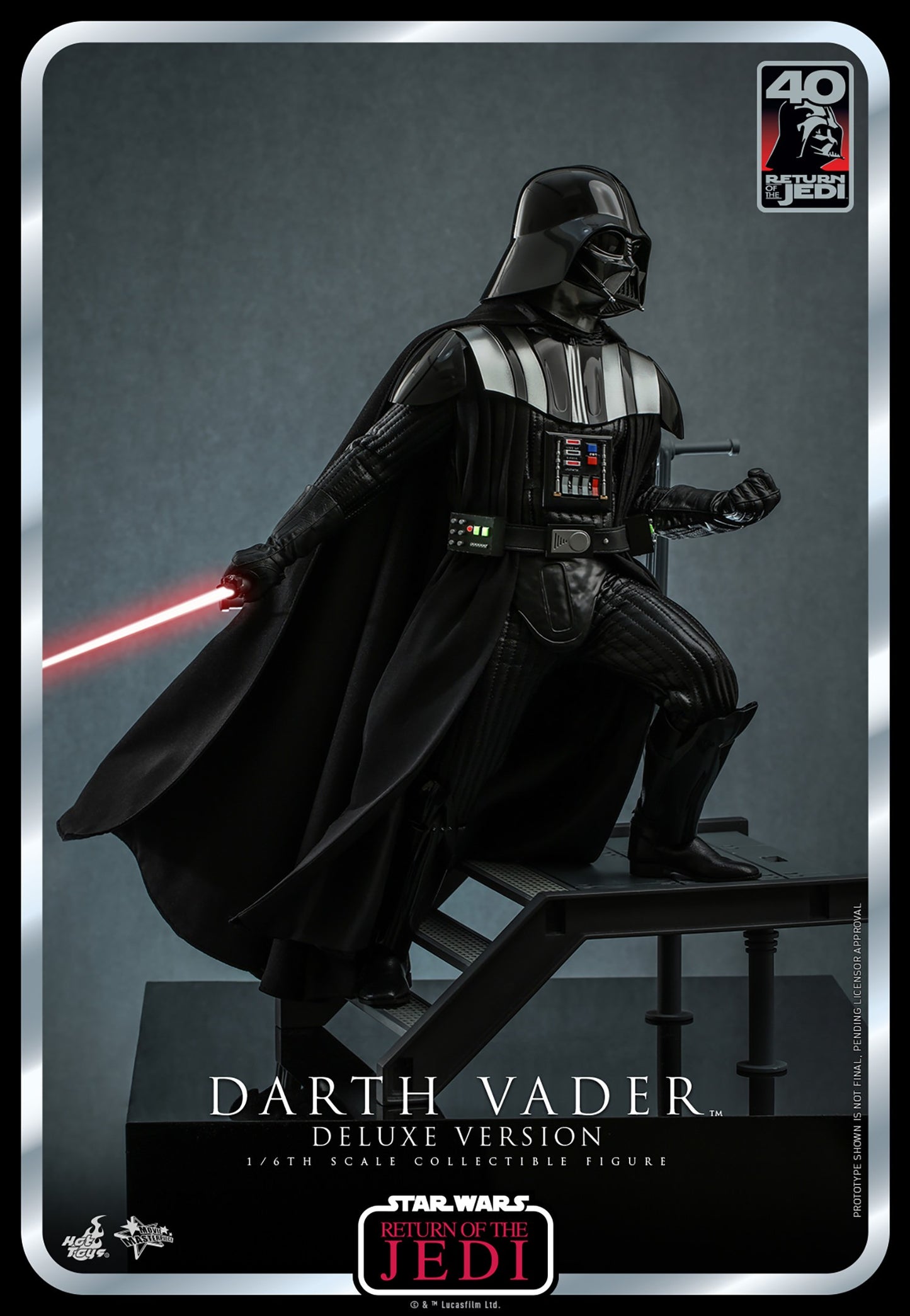 Hot Toys Star Wars Darth Vader Return of The Jedi Deluxe MMS700 1/6 Scale Figure Set