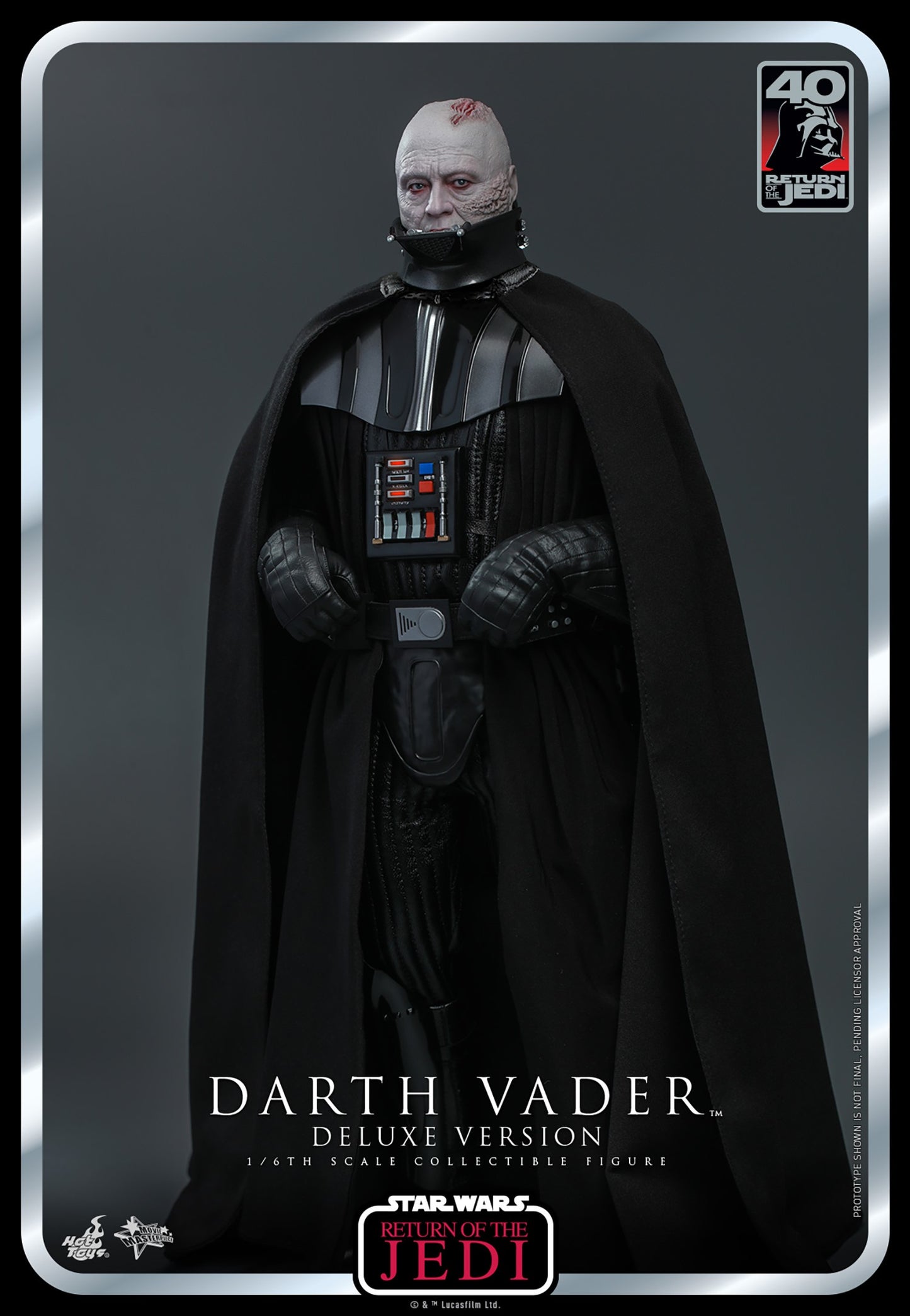 Hot Toys Star Wars Darth Vader Return of The Jedi Deluxe MMS700 1/6 Scale Figure Set