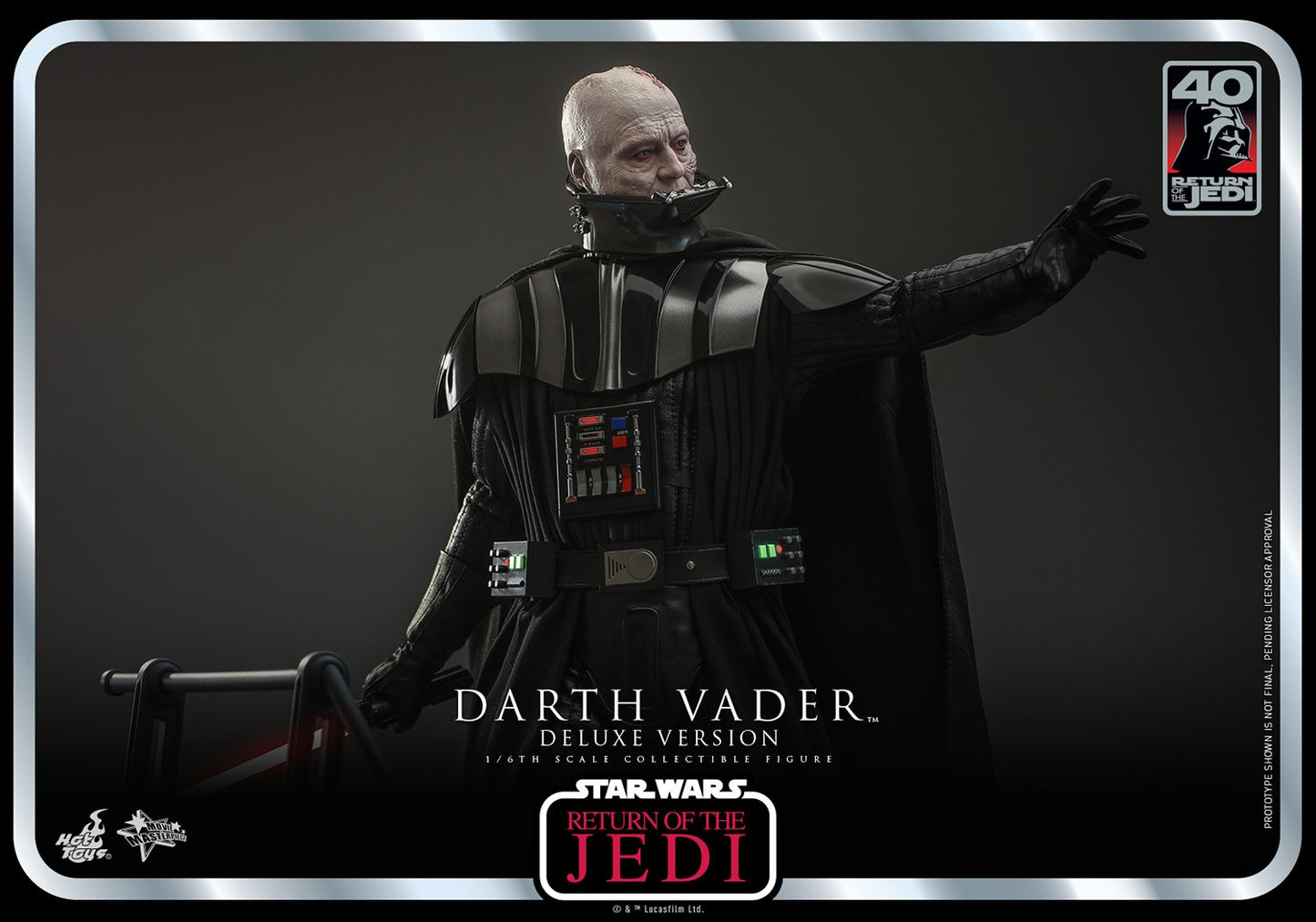 Hot Toys Star Wars Darth Vader Return of The Jedi Deluxe MMS700 1/6 Scale Figure Set