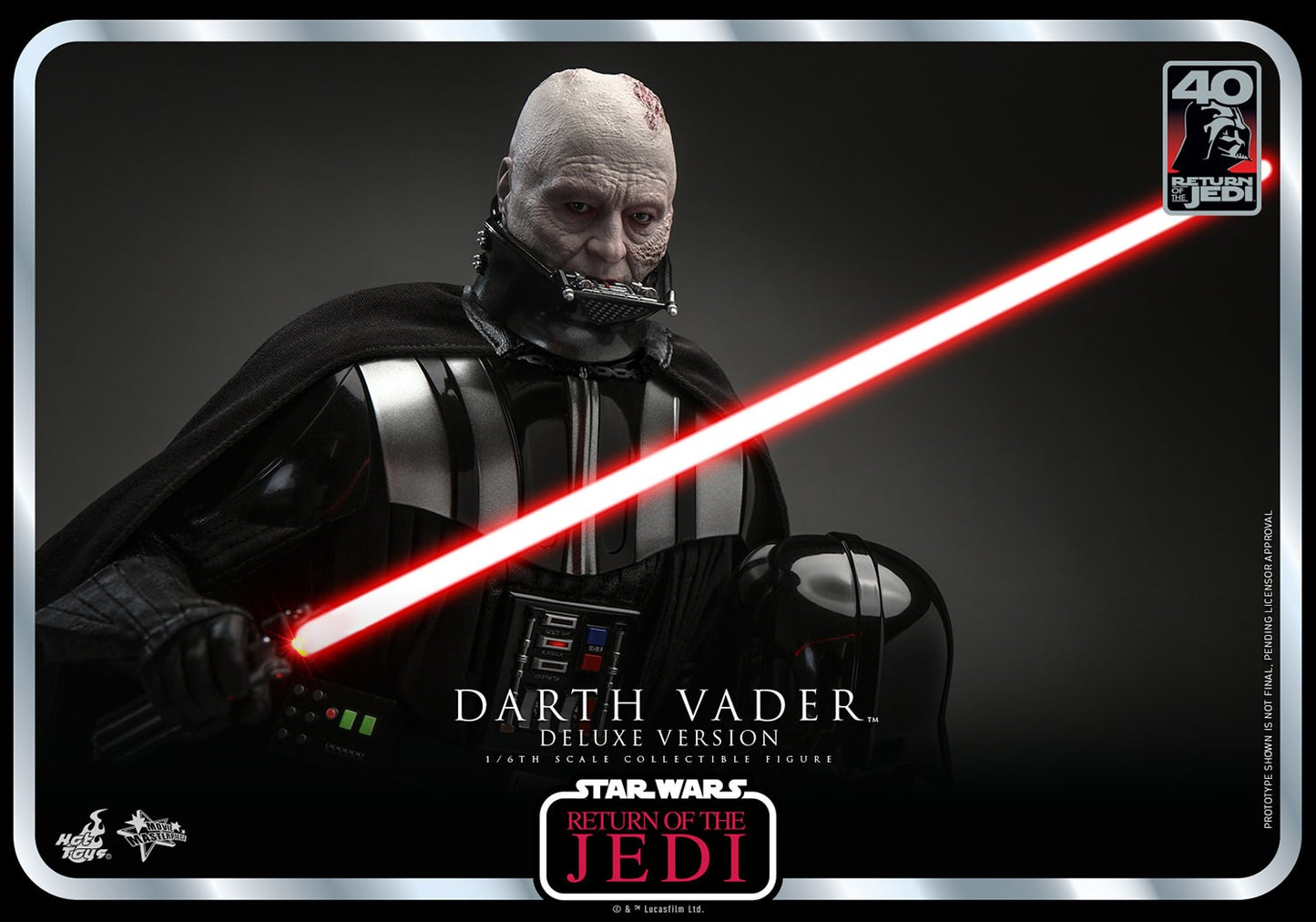 Hot Toys Star Wars Darth Vader Return of The Jedi Deluxe MMS700 1/6 Scale Figure Set