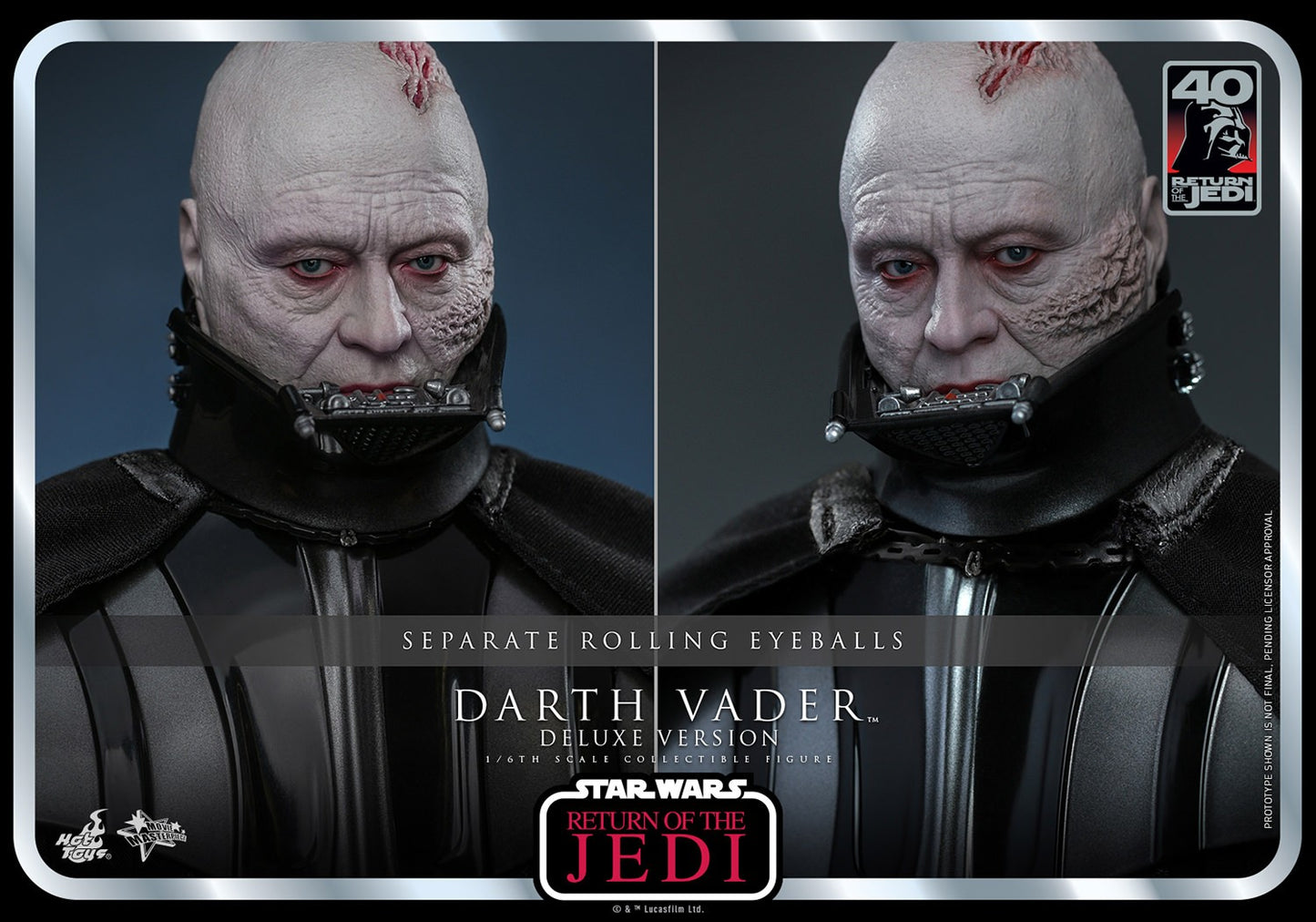 Hot Toys Star Wars Darth Vader Return of The Jedi Deluxe MMS700 1/6 Scale Figure Set