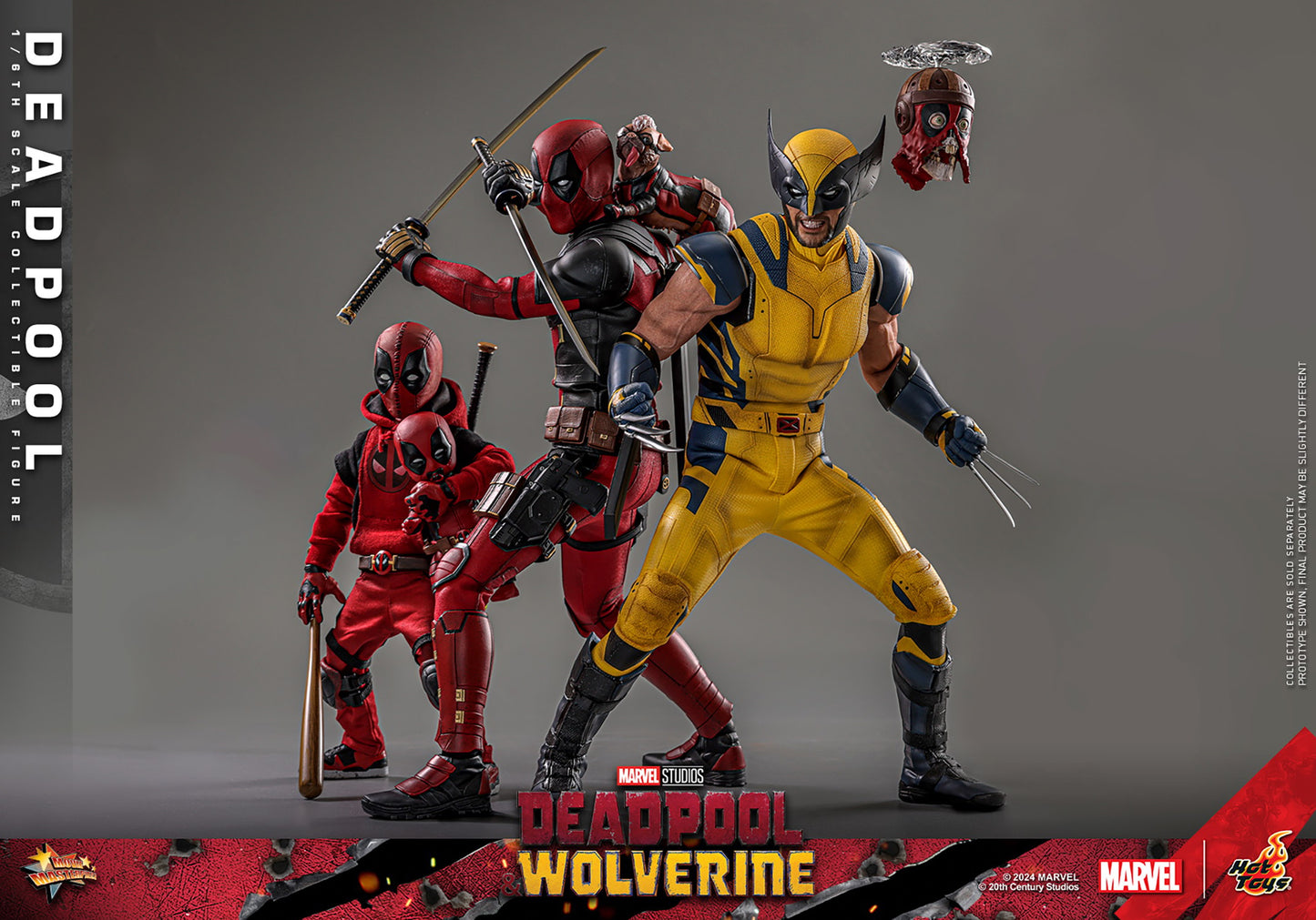 Hot Toys 1:6 - Deadpool v Wolverine - Deadpool - MMS746 - Marvel