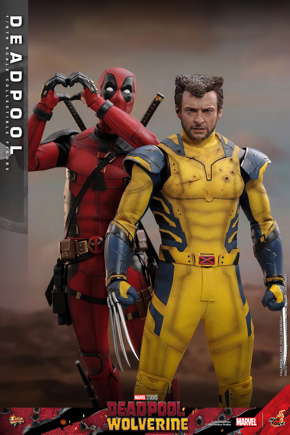 Hot Toys 1:6 - Deadpool v Wolverine - Deadpool - MMS746 - Marvel